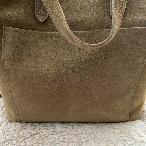 Madewell Zip top Suede Crossbody tote - Picture 6 of 10